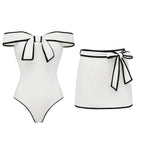 S / White Bra Suit