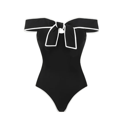 Black Tube Top Swimsuit