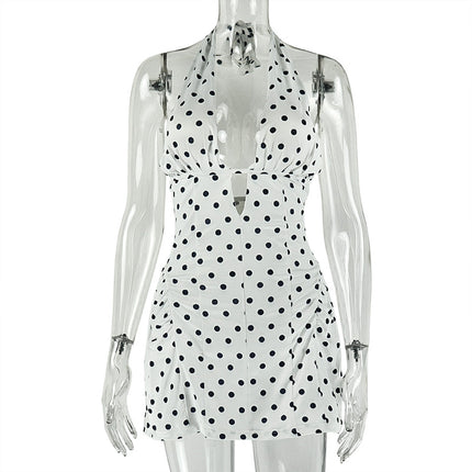 White Polka Dot