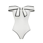 S / White Bra Swimsuit