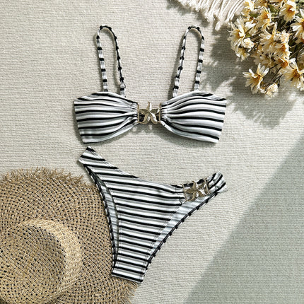 Black Stripe Bikini