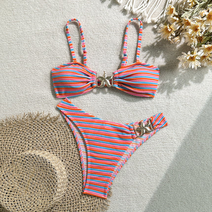 Red Stripe Bikini