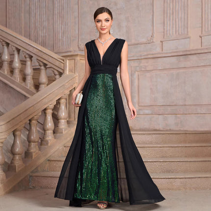 Sequin Dress Long Cocktail Slim Fit Evening Elegant Long Dress .Ships from overseas. Estimated delivery: 14–20 business days
