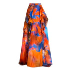 One Size / Orange and Blue Dress