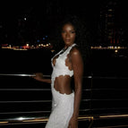 S / White