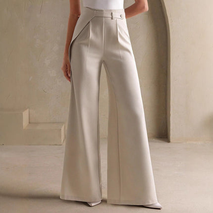 Spring Autumn Popular Slimming Women Casual Pants Loose Drooping High Grade A line Small Wide Leg Pants .Ships from overseas. Estimated delivery: 14–20 business days