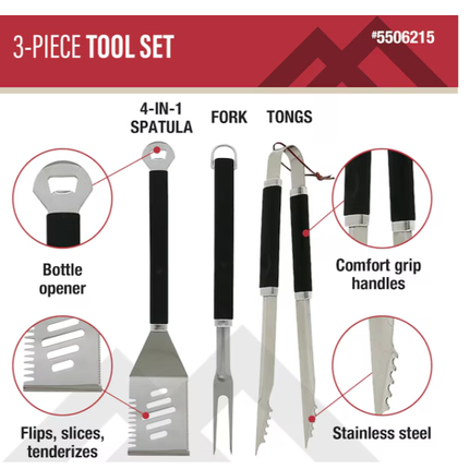 Master Forge Stainless steel Tool set