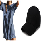 2XL / Peacock Blue with a hat