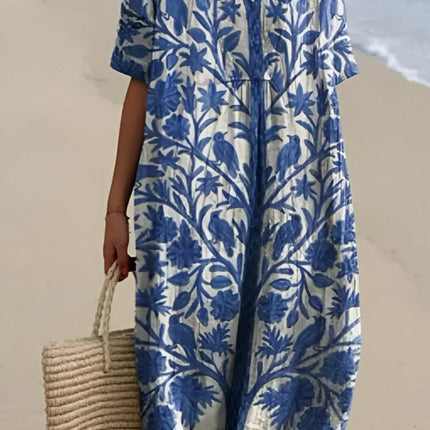 Women's Comfortable Loose Printed Long Dress