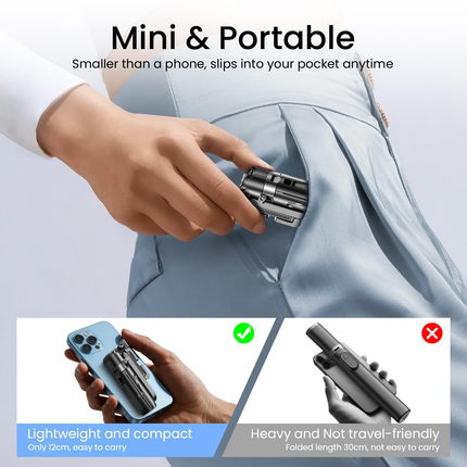 Phone Selfie Tripod Small With Romote - 3 In 1 Cell Phone Tripod Stick 4 Sections Extenable Foldable Pocket Size 2 Cold Shoe Mount 360 Degree Rotation 33ft Remote Control For Phone Smartphone