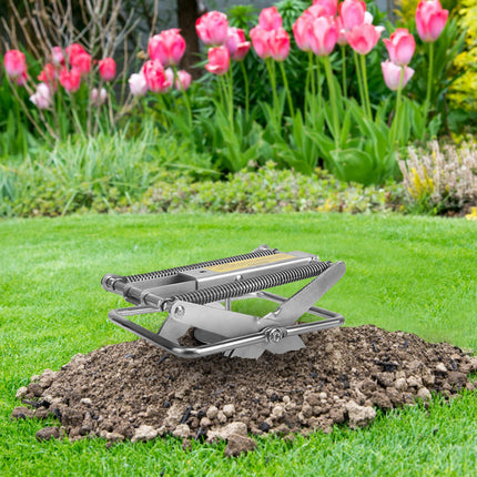 2PCS Easy Setup Mole Traps Outdoor Reusable Scissor Mole Gopher Rodent Control Trap Solid Metal Material For Lawn Garden Yard