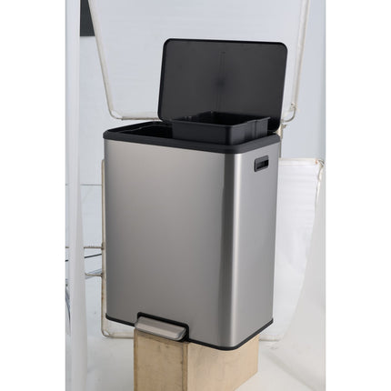 60L Stainless Steel Kitchen Trash Can, 60L