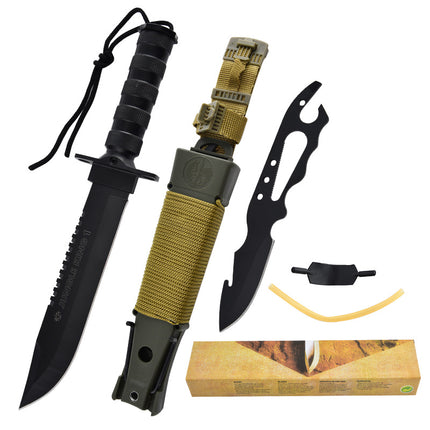 Keel Integrated Multifunctional Small Straight Knife Field Survival Tactical Knife