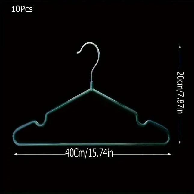 Clothes Hangers With Non-slip Design, Sturdy Heavy Duty Coat Durable Hangers For Coats