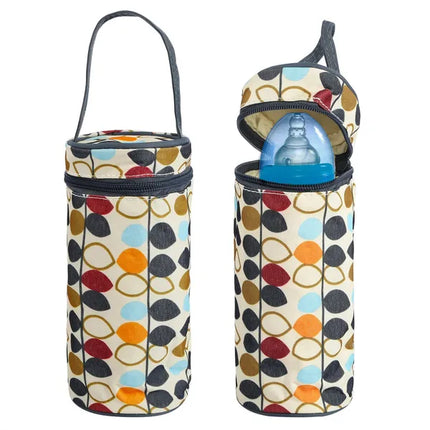 5PCS Baby Nappy Diaper Bags Set Mummy Diaper Shoulder Bags W/ Nappy Changing Pad Insulated Pockets Travel Tote Bags