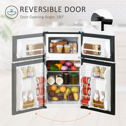 3.2 Cu.Ft Mini Fridge with Freezer