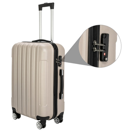 Vertical Pattern Three In One Handle Universal Wheel Pull Rod Box, 20in, 24in, 28in ABS Aluminum Alloy Pull Rod
