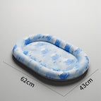 Rabbit Blue Oval Ice Nest / L