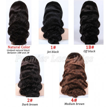Foxen 180% Density Body Wave Lace Front Human Hair Wig