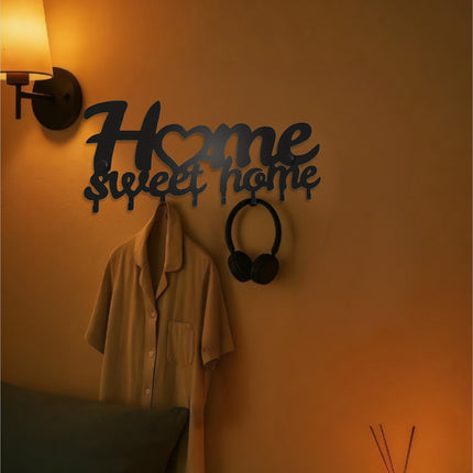 Sleek Adhesive Key Holder - Metal Key Holder Wall Mount W Contemporary Design