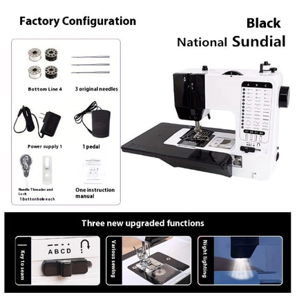 Sewing Machine Household Multi-functional Electric Desktop Automatic Sewing Machine With Expansion Board
