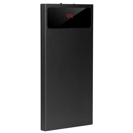 20000mAh Power Bank Ultra Thin External Battery Pack Phone Charger Dual USB Flashlight Battery Remain Display