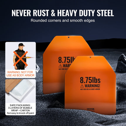 Curved Weight Vest Plates, 8.75 LB Pairs, Premium Steel Weighted Plates, Contoured Ergonomic Fit – WODs, Additional Weight For Weight Vests, For Strength Training, Running, Heavy Workouts