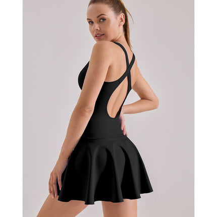 High-stretch Dresses, New Summer Nude Anti-walking Sports Dresses