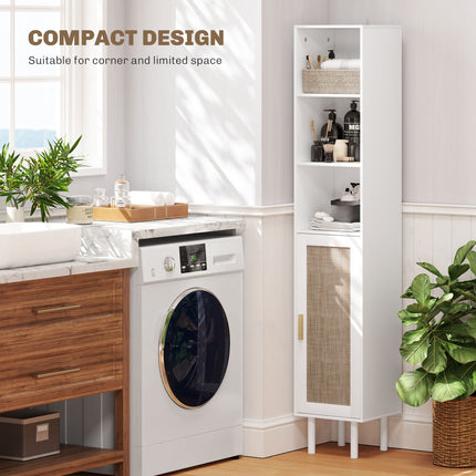 Tall Bathroom Cabinet with Doors