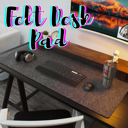 Minimalistic Non-Slip Protector Felt Desk Pad Extended Mouse Keyboard Laptop Gaming PC Accessories C