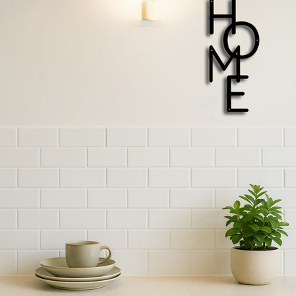 Metal Wall Decor HOME Letter Wall Sign Unique Design For Bedroom Decor&Gifts