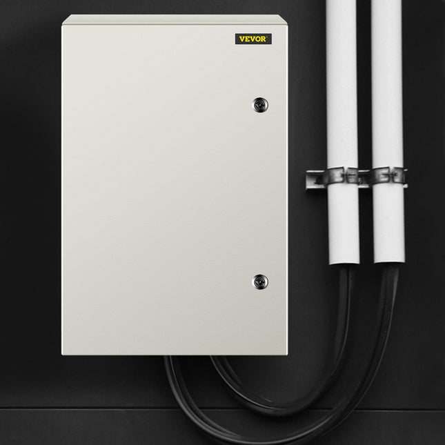 NEMA Steel Enclosure, 24 X 16 X 10'' NEMA 4X Steel Electrical Box, IP66 Waterproof & Dustproof, Outdoor/Indoor Electrical Junction Box, With Mounting Plate