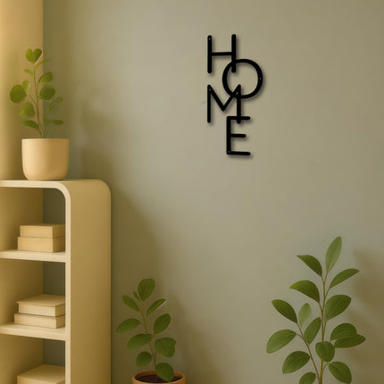 Metal Wall Decor HOME Letter Wall Sign Unique Design For Bedroom Decor&Gifts