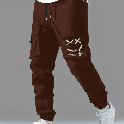 Straight Ankle Tied Wear-resistant Overalls Casual Pants