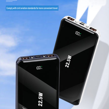 Portable Power Bank  Fast Charging Universal Battery Pack For IPhone, Android & All Devices, Compact & Lightweight,  Travel-Friendly