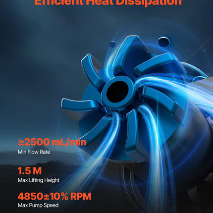 CPU Liquid Cooler AIO CPU Water Cooler With 3 PWN Fans(120 Mm) Intel AMD