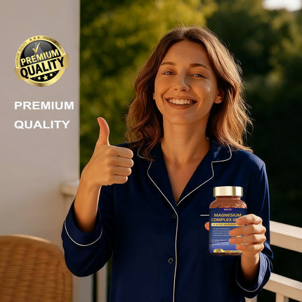 WINYEL Magnesium Complex 700mg 12 In 1 Magnesium Supplement With Glycinate, Citrate, Malate  Sleep, Calm, Muscle Relaxation, Heart Health Support  Vegan 120 Capsules