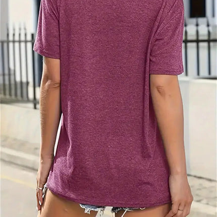 Women's Solid Color T-shirt