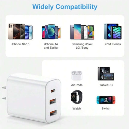 Charger Cable - Portable, Durable, Essential For Charging Compatible With Multiple Devices And Ensures Device Safety.