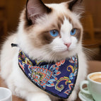 Blue Scarf / S