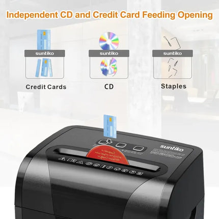 Woolsche Paper Shredder, 18-Sheet Cross Cut With 18 Liters Pull Out Bin, P-4 Security Level, Shred Paper And Credit Card, Durable&Fast With Auto Jam Proof System Shredder For Office