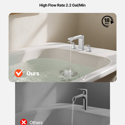 Roman Tub Faucet, 3 Hole Waterfall Bathtub Faucet, Bath Tubs Faucets Set With 2 Handles, Roman Tub Faucets Deck Mount For Pet Washing, Baby Care, Adult Bathing, Silver, Right-Angle Tub Faucet