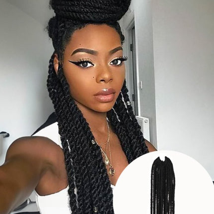 FOUR STRAND SENEGAL TWIST Senegalese Twist Crochet Hair Braids