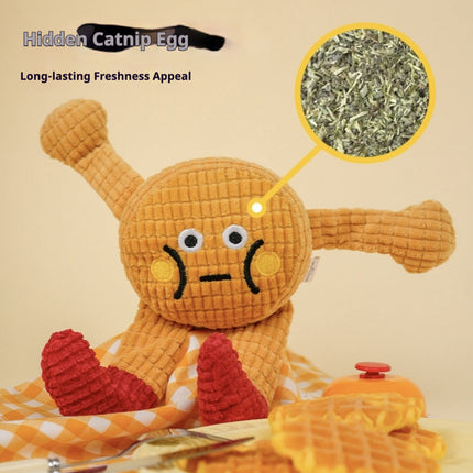 Adorable Squeaky Catnip Toys For Your Cat Or Dog, Perfect For Solo Play, Tough Enough To Chew, Great For Teeth Grinding And Keeping Teeth Clean.
