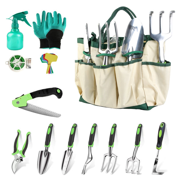 Ultimate 13Pcs Rustproof Garden Tool Set with Ergonomic Handles