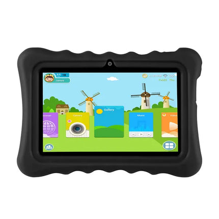 Shock-resistant Silicone Snap-on Case With Stand For 7 Tablets