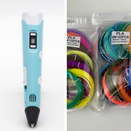 3D print pen 3D pen two generation graffiti 3D stereoscopic paintbrush children puzzle painting toys