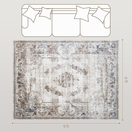 6x9 Boho Area Rug