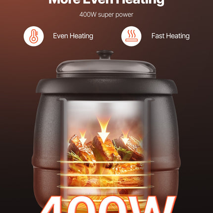 Commercial Soup Warmer Soup Station With 10Qt Pot Soup Kettle Warmer