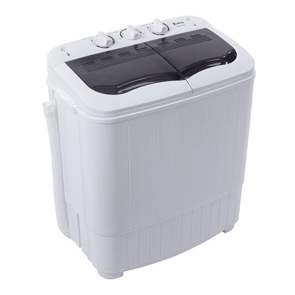 US XPB35-ZK35 14.3 Lb Washing Machine, Double Drum With Drain Pump, Plastic, Semi-Automatic